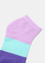 Load image into Gallery viewer, Large Stripes Low Cut Socks