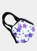 Load image into Gallery viewer, Star Print Adult Face Mask