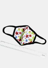 Load image into Gallery viewer, Star Print Adult Face Mask