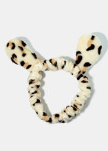 Load image into Gallery viewer, Animal Print Bunny Ears Headband