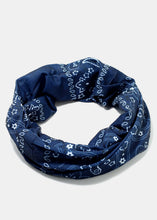 Load image into Gallery viewer, Paisley Print Headwrap & Face Covering