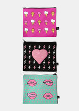 Load image into Gallery viewer, a2o Large Canvas Pouch - Red Cherry