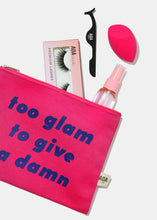 Load image into Gallery viewer, Re-Use Canvas Pouch - Too Glam
