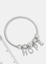 Load image into Gallery viewer, Rhinestone "HOPE" Charm Bracelet
