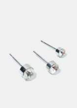 Load image into Gallery viewer, 12-Pair Rhinestone Stud Earrings
