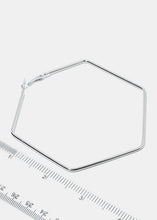 Load image into Gallery viewer, Large Hexagon Dangle Earrings
