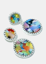 Load image into Gallery viewer, Enamel Circle Earrings
