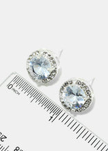 Load image into Gallery viewer, Large Gemstone Stud Earrings
