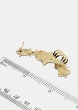 Load image into Gallery viewer, Rhinestone Star Cuff &amp; Stud Earrings
