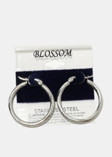 Load image into Gallery viewer, Textured Small Hoop Earrings
