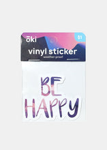 Load image into Gallery viewer, Oki Sticker- Be Happy
