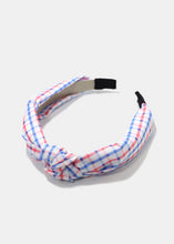 Load image into Gallery viewer, Plaid Knotted Headband
