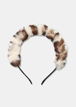Load image into Gallery viewer, Large Pearl Faux Fur Headband
