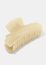 Load image into Gallery viewer, Rectangular Nude Tone Jaw Hair Clips
