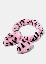 Load image into Gallery viewer, Animal Print Bow Stretchy Headband
