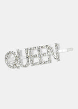Load image into Gallery viewer, Rhinestone "BOSS" "DREAM" &amp; "QUEEN" Hair Pins
