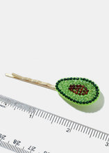 Load image into Gallery viewer, 3-Piece Food Print Rhinestone Studded Hair Pins

