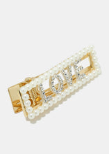 Load image into Gallery viewer, 2-Piece Pearl &amp; Rhinestone Hair Pins
