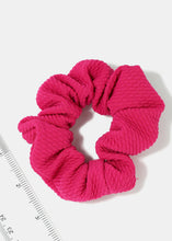 Load image into Gallery viewer, 2-Piece Textured Solid Colored Scrunchies
