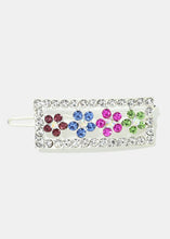 Load image into Gallery viewer, 3-Piece Flower Rhinestone Hair Pins

