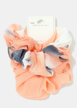 Load image into Gallery viewer, 2-Piece Multi Colored Scrunchies

