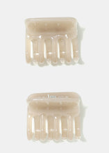 Load image into Gallery viewer, 2-Piece Square Claw Hair Clips
