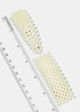 Load image into Gallery viewer, 2-Piece Pearl Hair Pins &amp; Metal Ball Earrings
