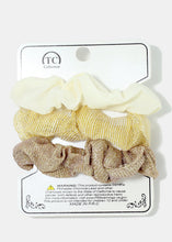 Load image into Gallery viewer, 3-Piece Glitter Scrunchies
