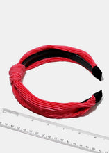 Load image into Gallery viewer, Ruched Knotted Headband
