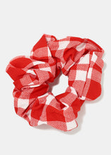 Load image into Gallery viewer, Plaid Large Scunchie
