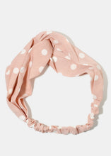 Load image into Gallery viewer, Polka Dot Twisted Headband
