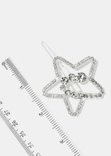 Load image into Gallery viewer, 3-Piece Rhinestone Studded Star Hair Pins
