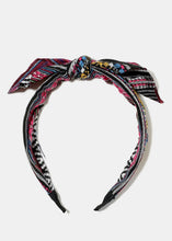 Load image into Gallery viewer, Retro Print Bow Knot Headband
