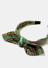 Load image into Gallery viewer, Retro Print Bow Knot Headband
