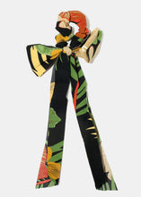 Load image into Gallery viewer, Leaf Print Long Bow Hair Ties
