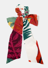 Load image into Gallery viewer, Leaf Print Long Bow Hair Ties

