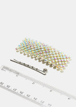 Load image into Gallery viewer, 3-Piece Rhinestone Studded Hair Clips
