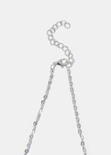 Load image into Gallery viewer, Rhinestone Circle Drop Necklace
