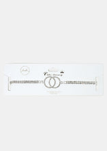 Load image into Gallery viewer, Linked Rhinestone Circle Choker
