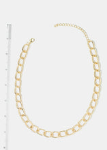 Load image into Gallery viewer, Chain Link Gold Choker Neclace
