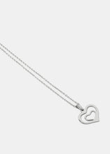 Load image into Gallery viewer, Double Heart Pendant Necklace
