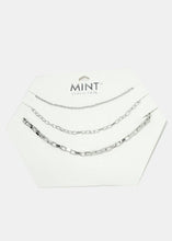Load image into Gallery viewer, 3-Piece Linked Chain Necklace Set
