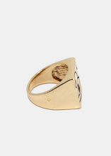 Load image into Gallery viewer, Eye Engraved Square Ring
