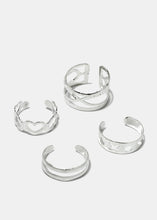 Load image into Gallery viewer, 8-Piece Multiple Design Toe Rings
